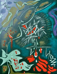 Andre Masson, Untitled, from Albert Camus, oeuvres completes, 1962