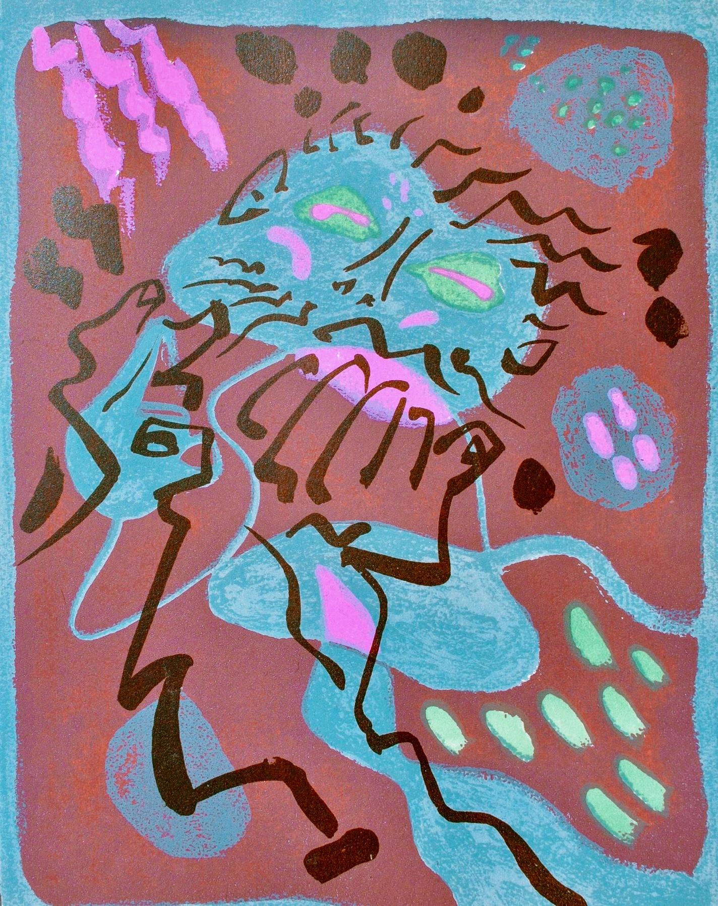 Andre Masson, Untitled, from Albert Camus, oeuvres completes, 1962