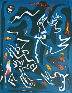 Andre Masson, Untitled, from Albert Camus, oeuvres completes, 1962