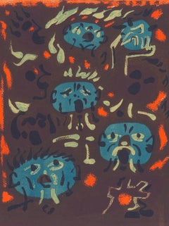 Andre Masson, Untitled, from Albert Camus, oeuvres completes, 1962