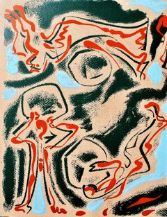 Andre Masson, Untitled, from Albert Camus, oeuvres completes, 1962