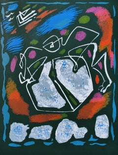 Andre Masson, Untitled, from Albert Camus, oeuvres completes, 1962