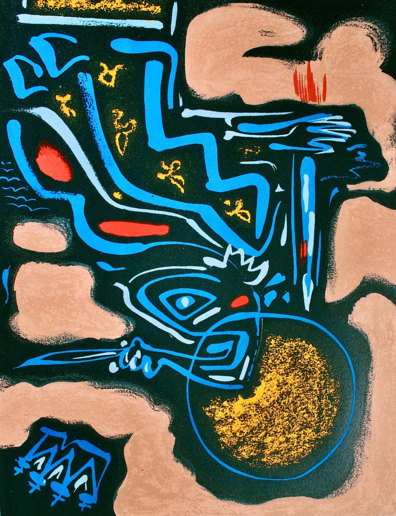 Andre Masson, Untitled, from Albert Camus, oeuvres completes, 1962