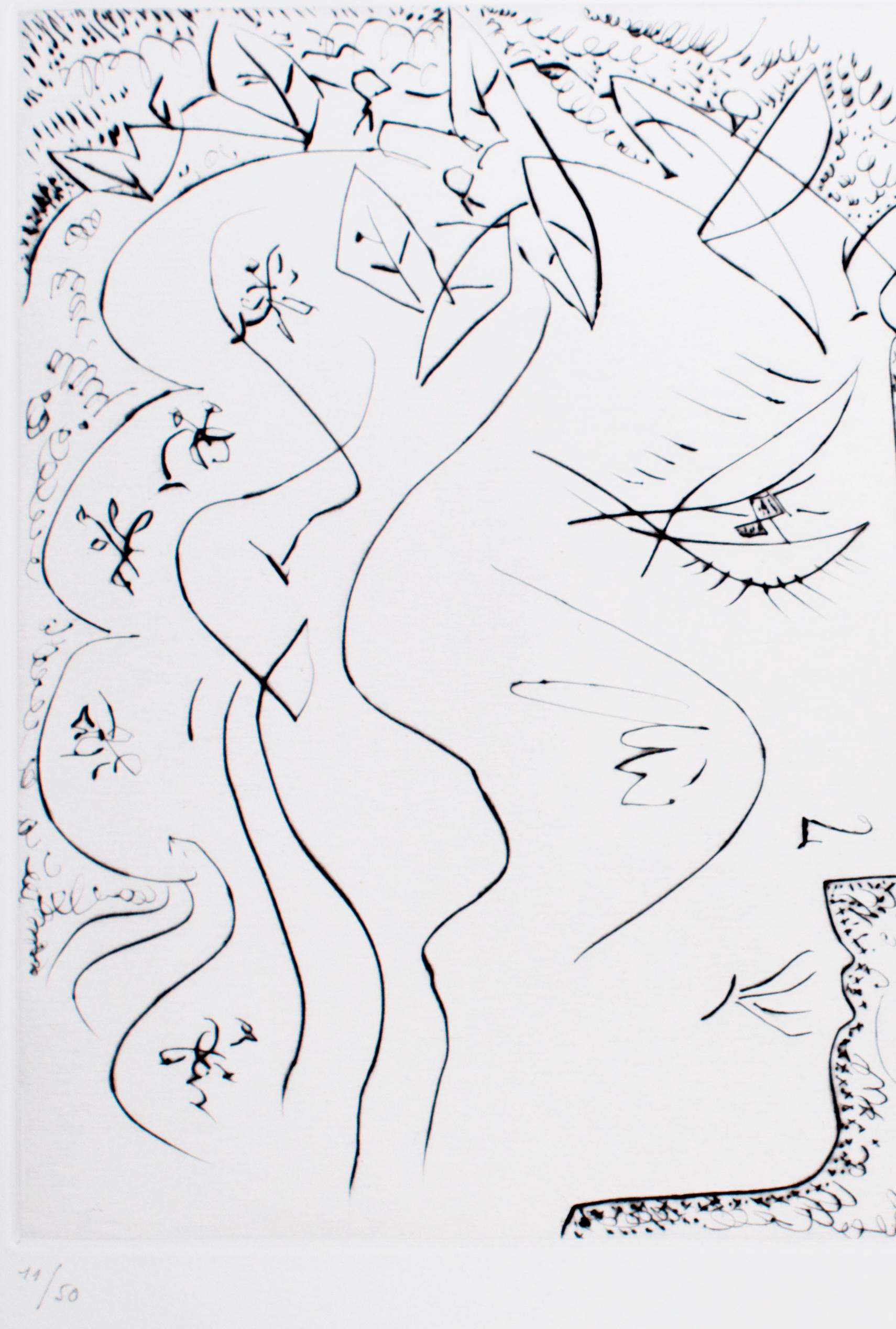 Apollon et Dionysos - Print by André Masson