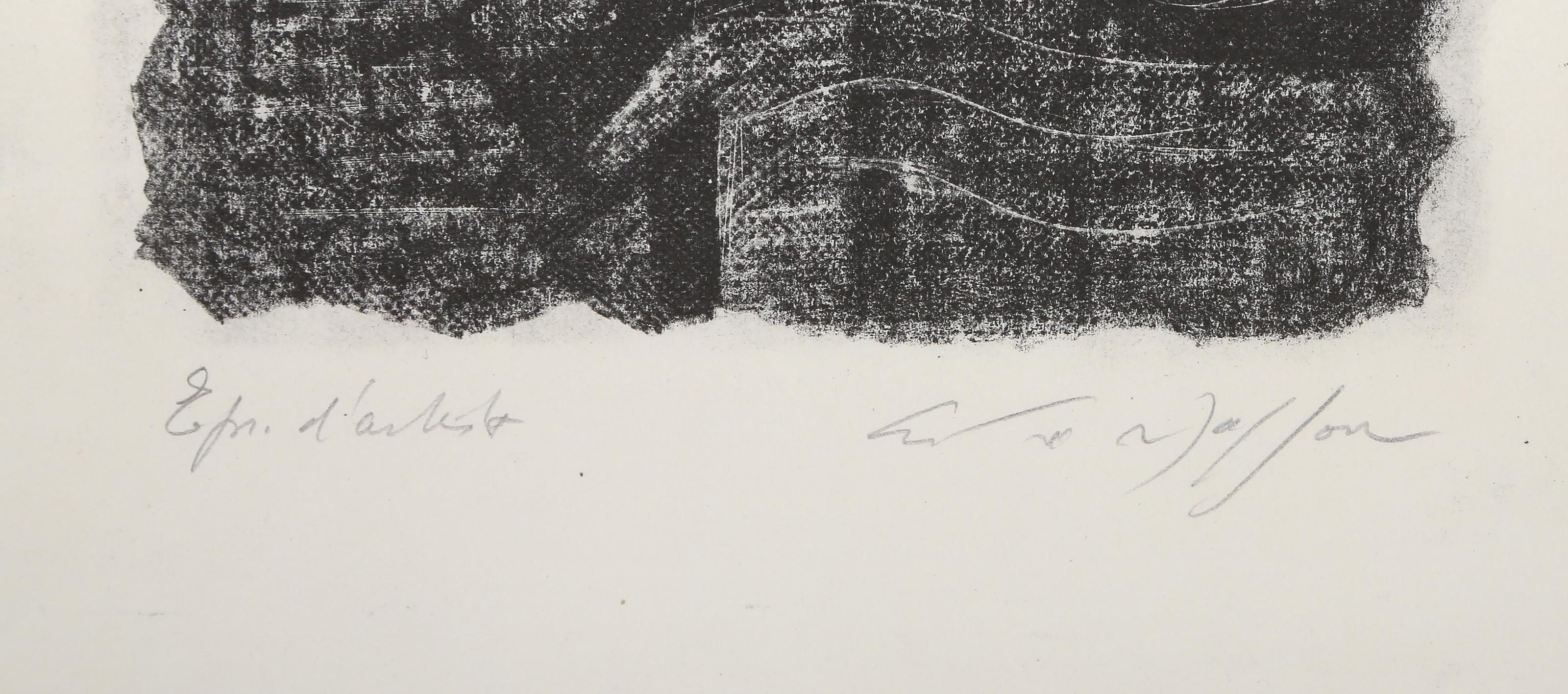 Erscheinung, Surrealistische Lithographie von André Masson im Angebot 3