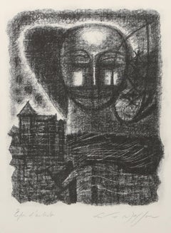 Apparition, lithographie surréaliste d'André Masson