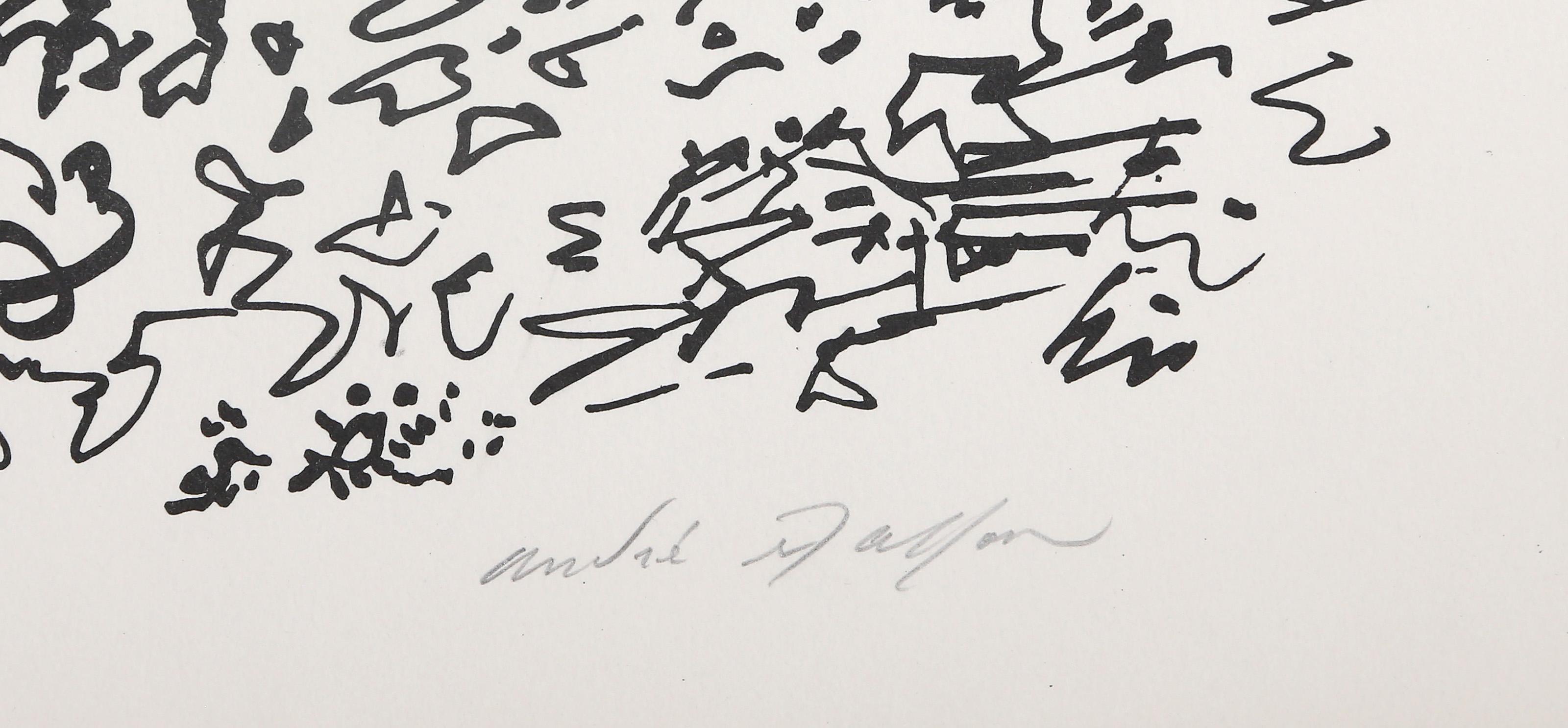 Andre Masson, Franzose (1896 - 1987) - Branch, Portfolio:  Dessins Erotiques, Jahr:  1971, Medium:  Lithographie auf Arches, signiert und nummeriert mit Bleistift, Auflage:  23/125, Bildgröße:  17 x 12 Zoll, Größe:  19 x 26 in. (48,26 x 66,04 cm),