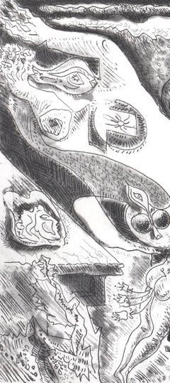 Andre Masson, Untitled, from The Seventh Song, 1974