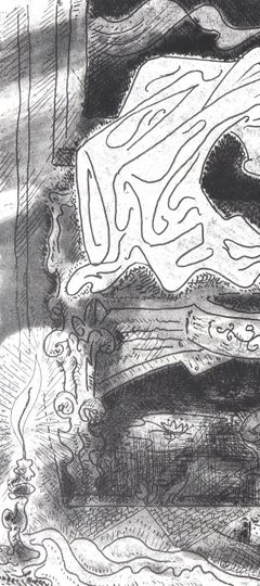 Andre Masson, Untitled, from The Seventh Song, 1974