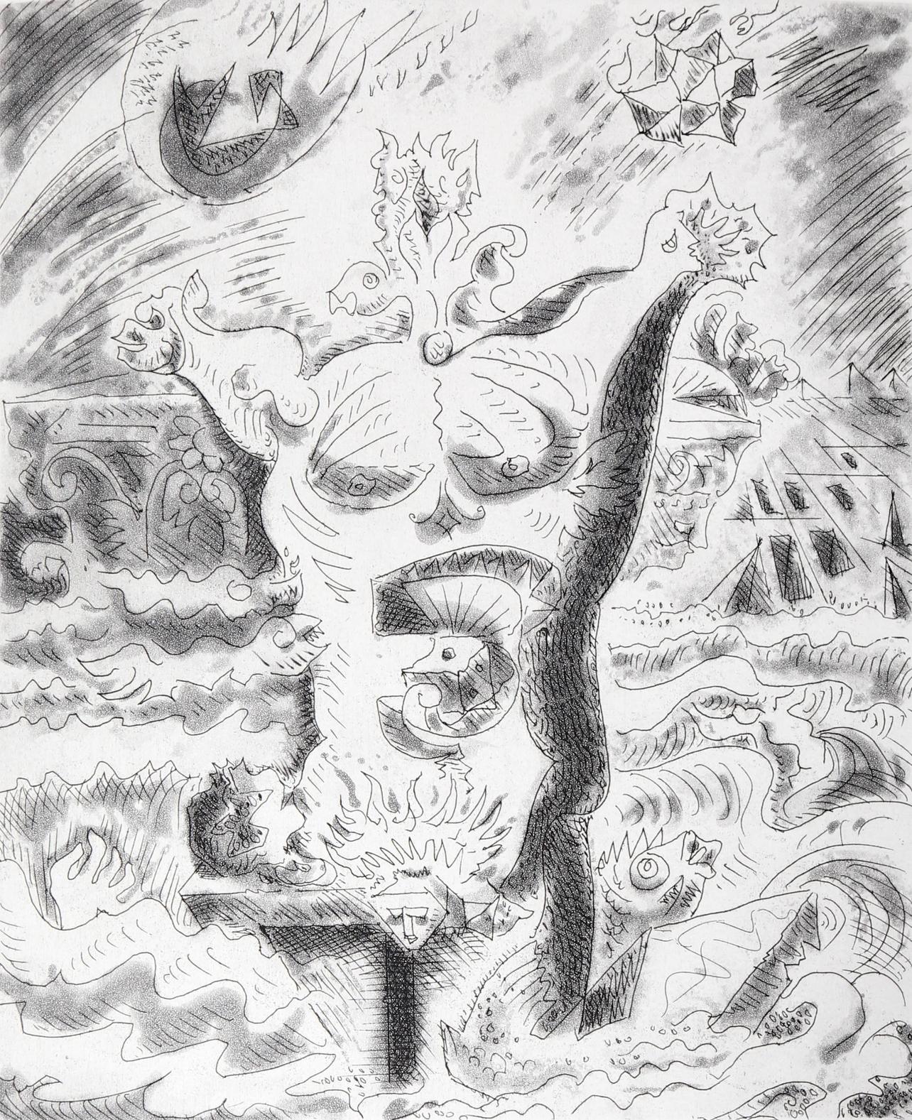 Composición (Cramer 99), Le Septieme Chant, André Masson
