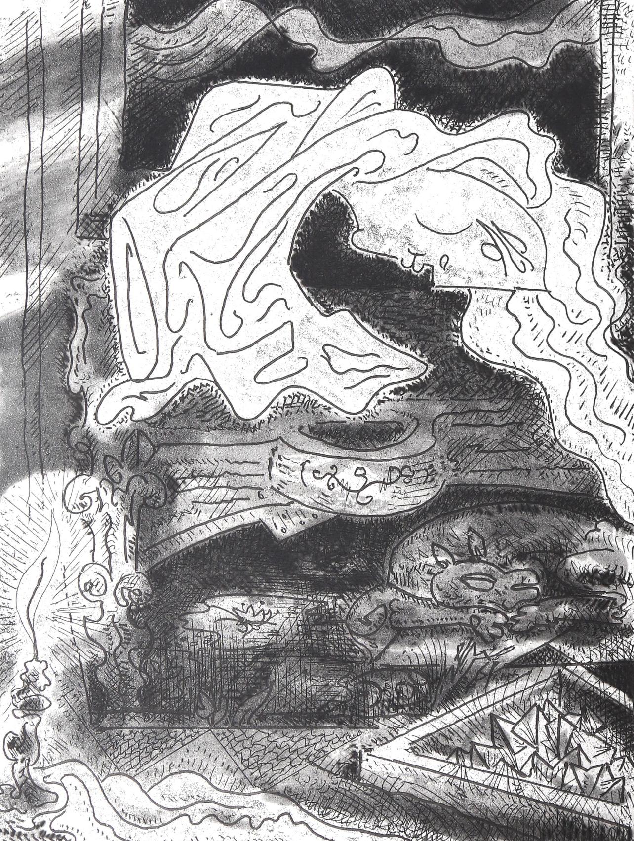 Composición (Cramer 99), Le Septieme Chant, André Masson