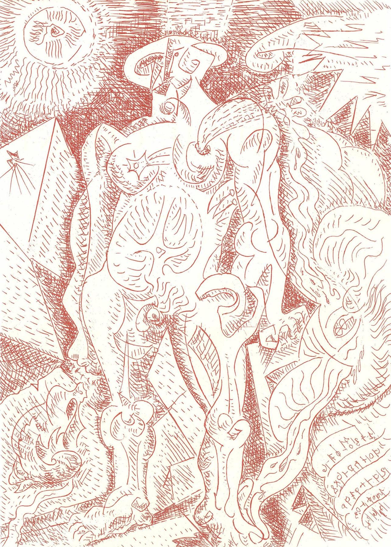 Composición (Cramer 99), Le Septieme Chant, André Masson