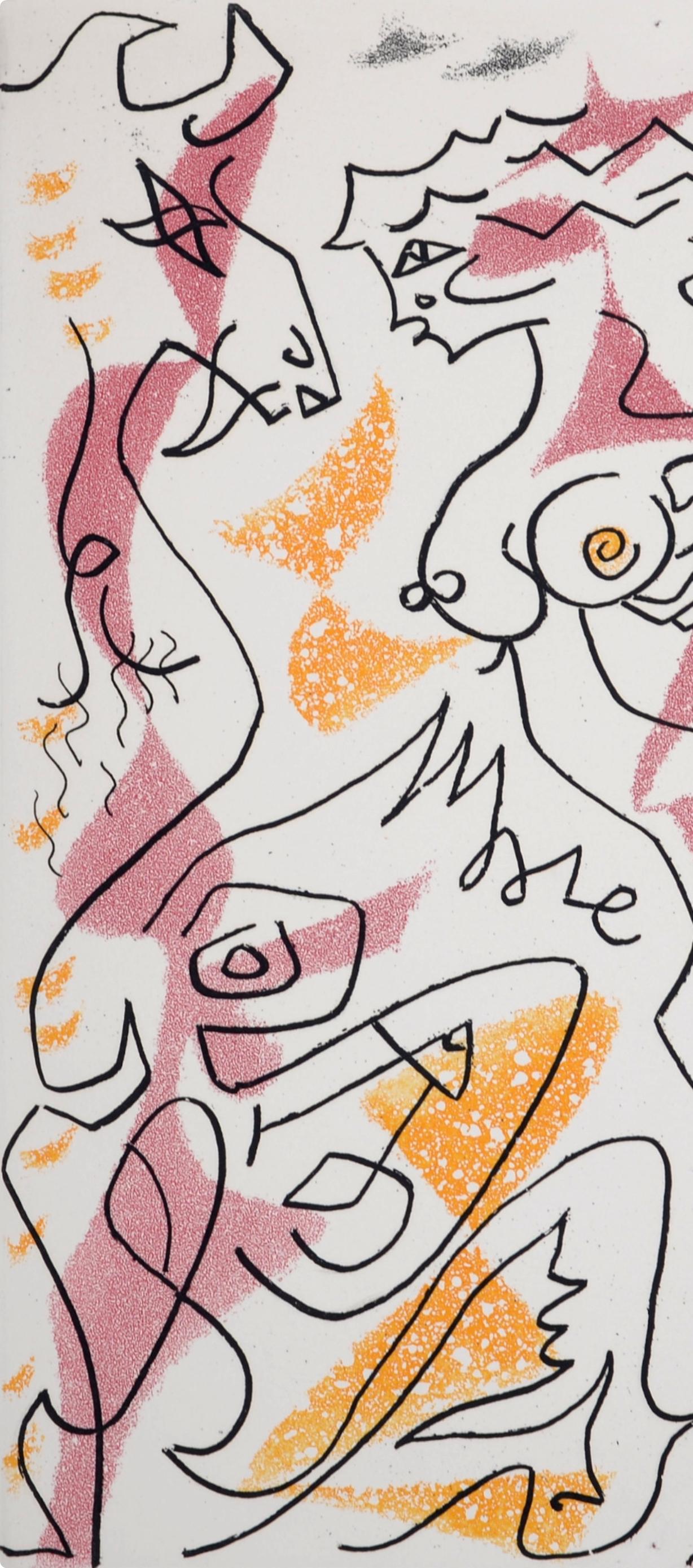 Composition, Feuilles éparses, André Masson For Sale 2