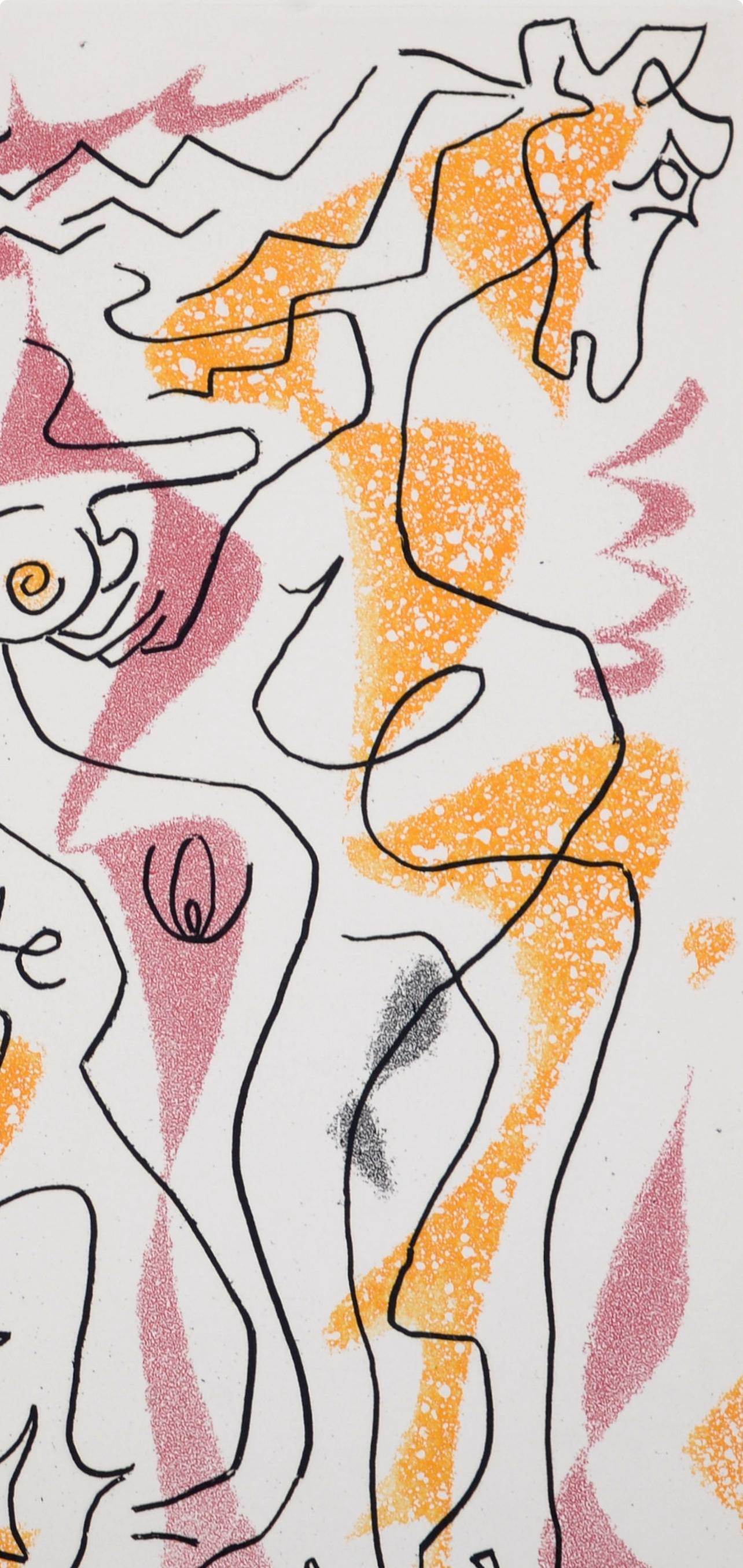 Composition, Feuilles éparses, André Masson For Sale 3