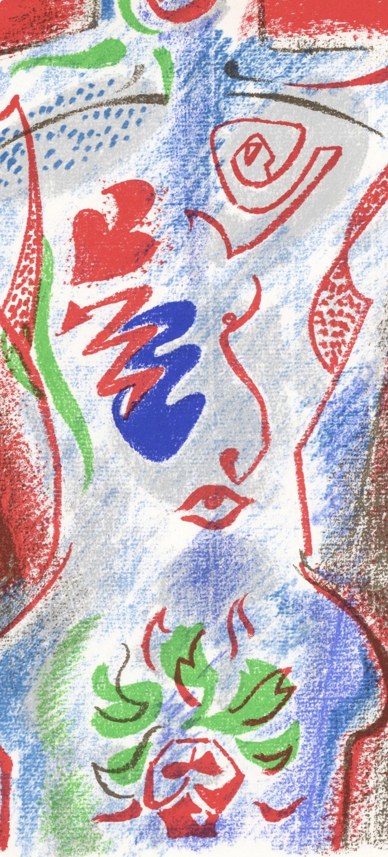 Composition, Société internationale d'art XXe siècle - Print by André Masson