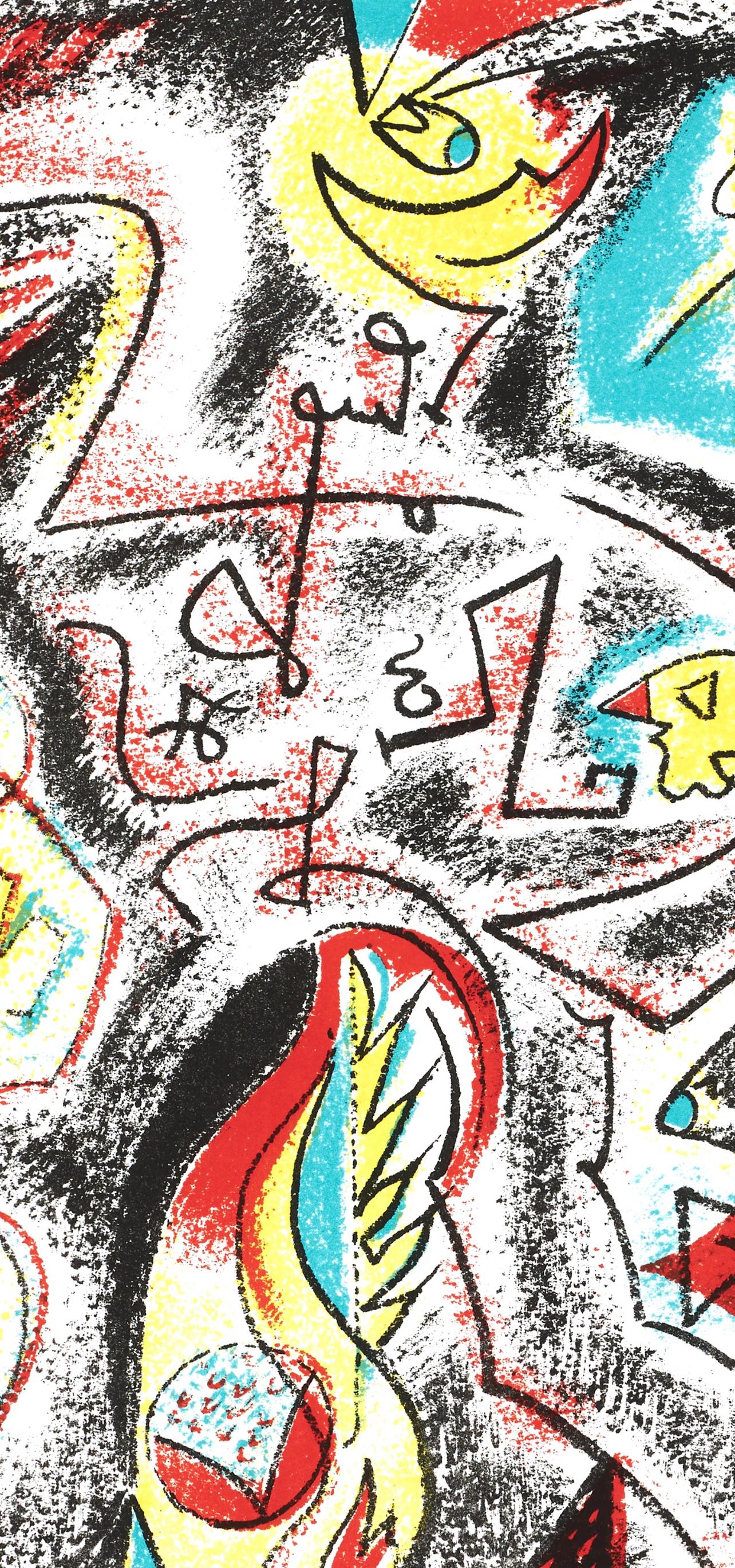 Composition, Société internationale d'art XXe siècle - Print by André Masson