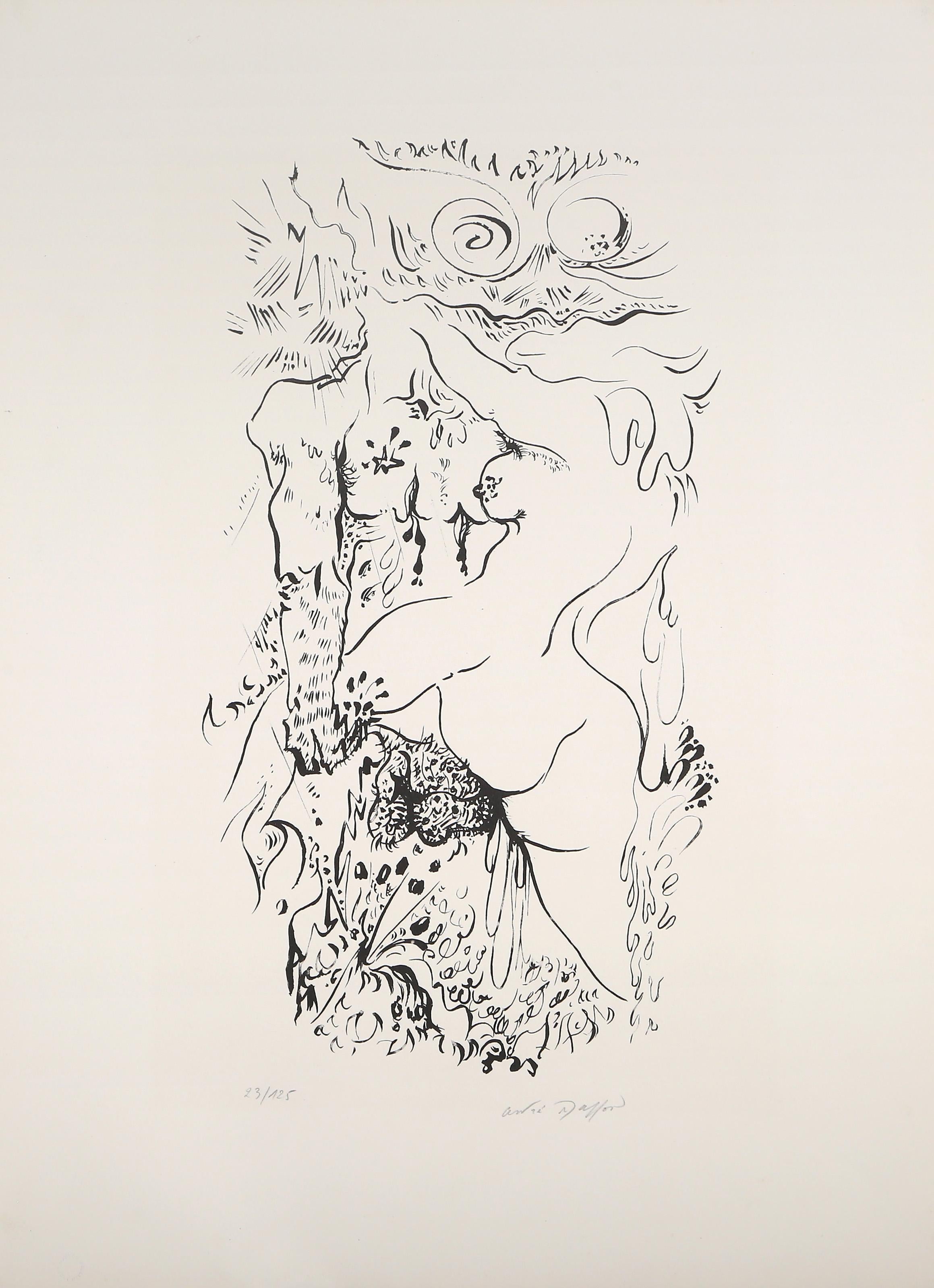 Consommé, lithographie surréaliste d'Andre Masson - Surréalisme Print par André Masson