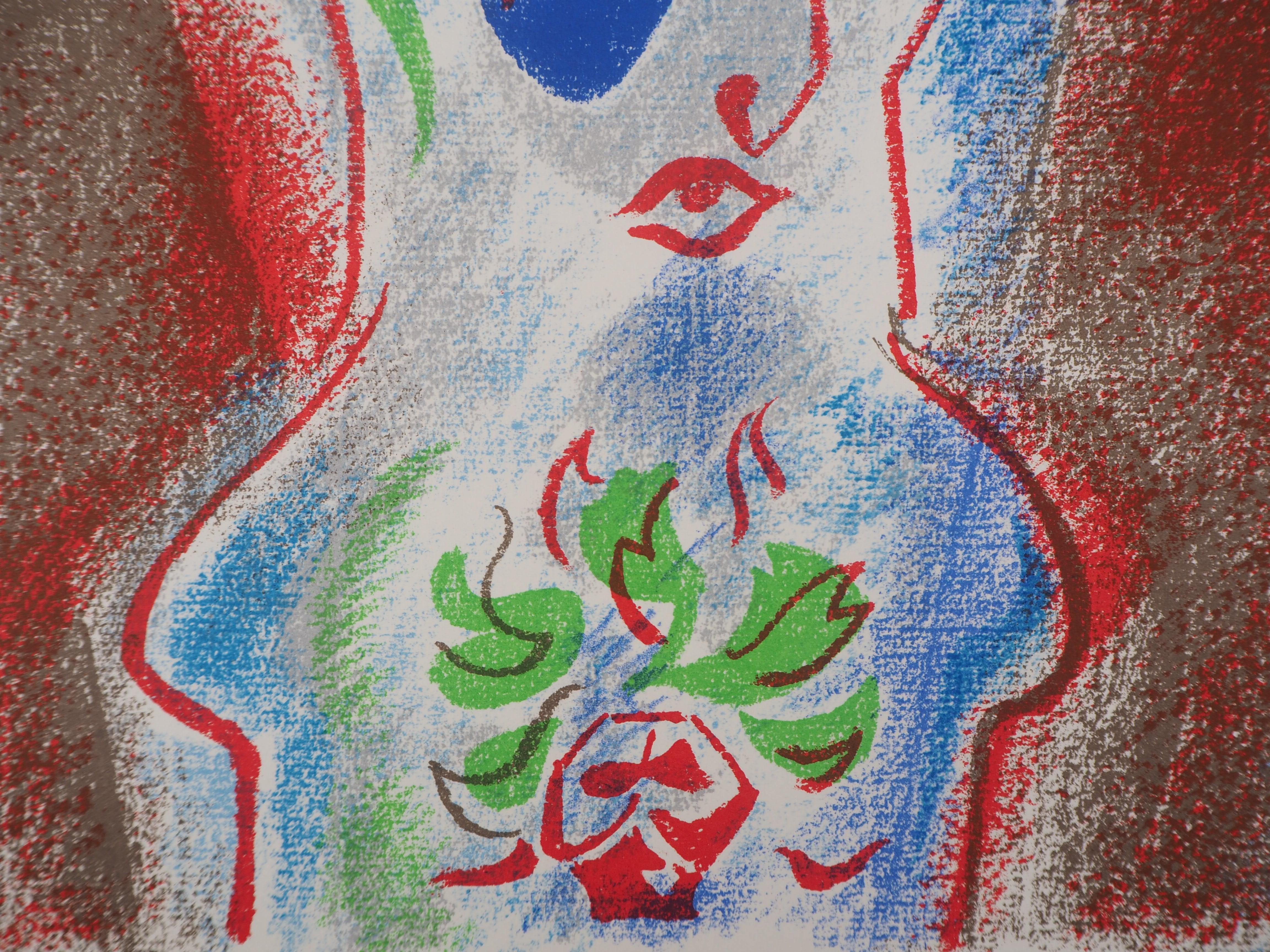 André Masson
Amor, der Gott der Begierde, 1972

Original-Lithographie
Gedruckt in der Werkstatt von Mourlot
Auf Pergament 31 x 24 cm (ca. 12,2 x 9,5 in)

Herausgegeben von San Lazzaro im Jahr 1972

Sehr guter Zustand, schöne Farben
