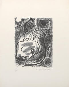 Désespoir, Surrealist Lithograph by André Masson