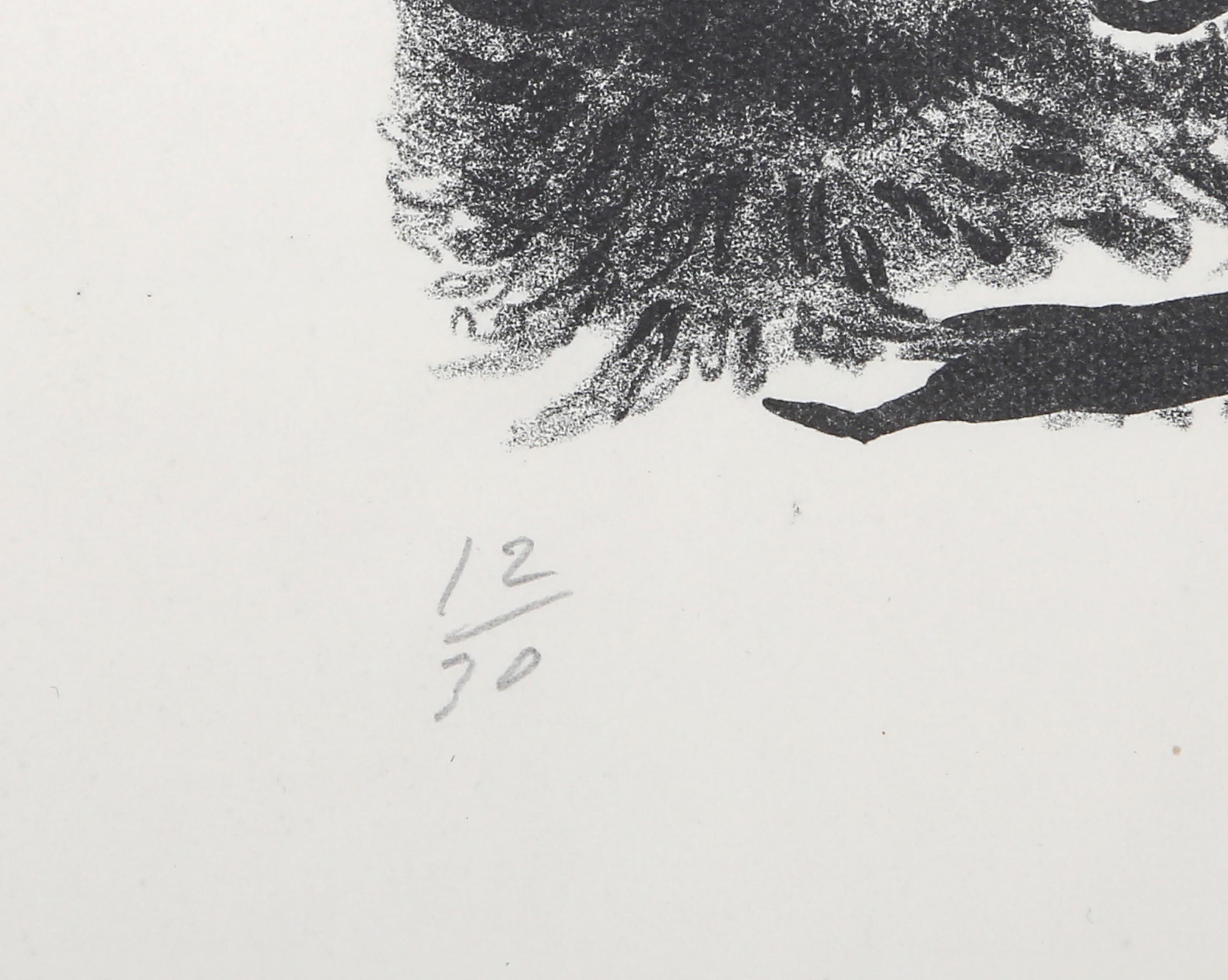Désespoir, lithographie surréaliste d'André Masson en vente 2