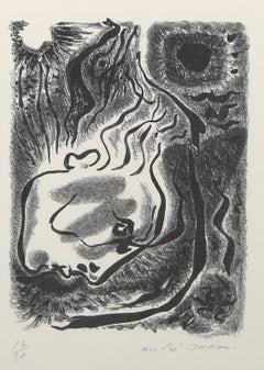 Désespoir, lithographie surréaliste d'André Masson