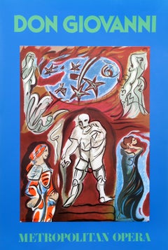 Don Giovanni (Metropolitan Opera), affiche moderne d'Andre Masson