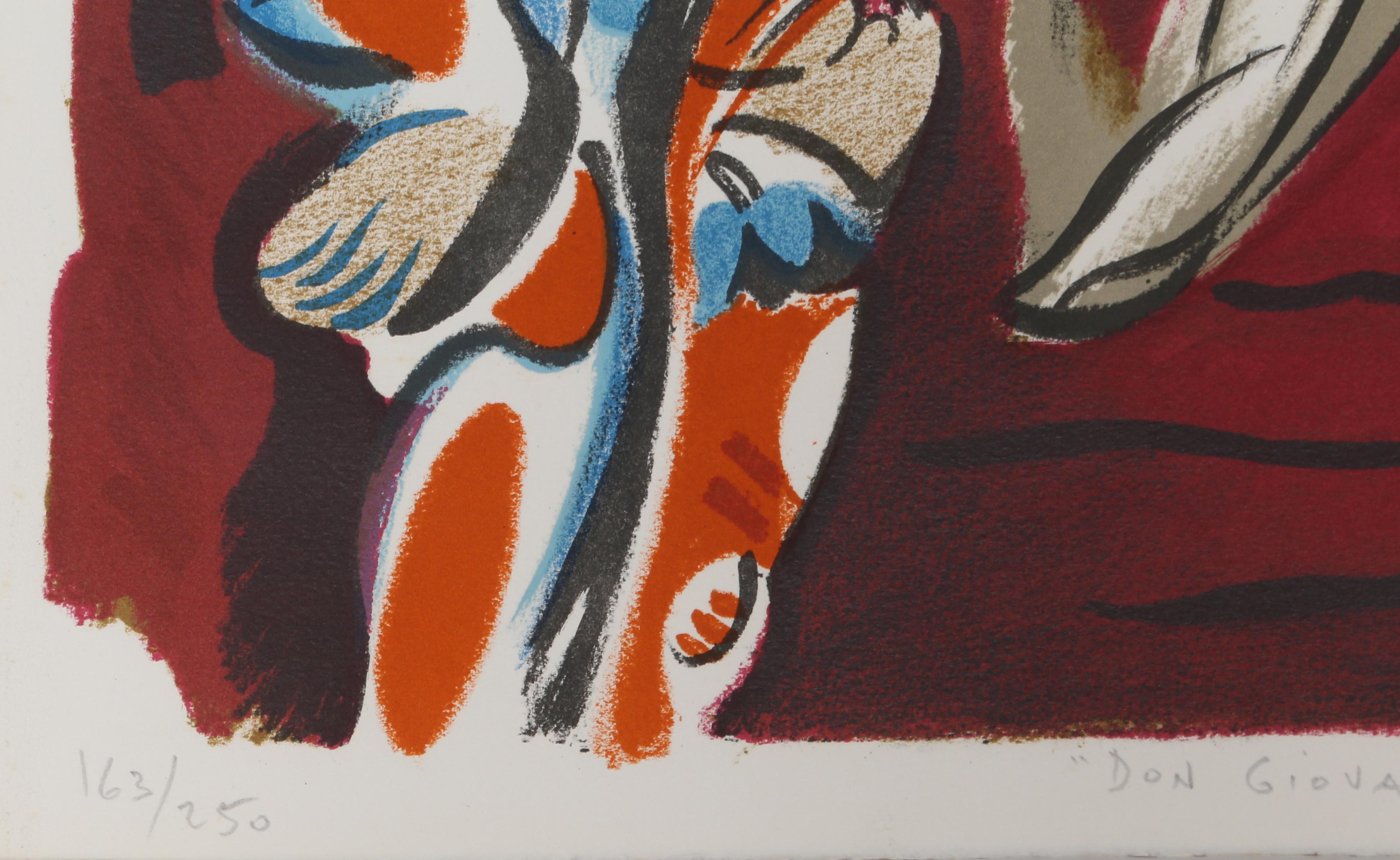 Don Giovanni, litografía surrealista de André Masson en venta 2