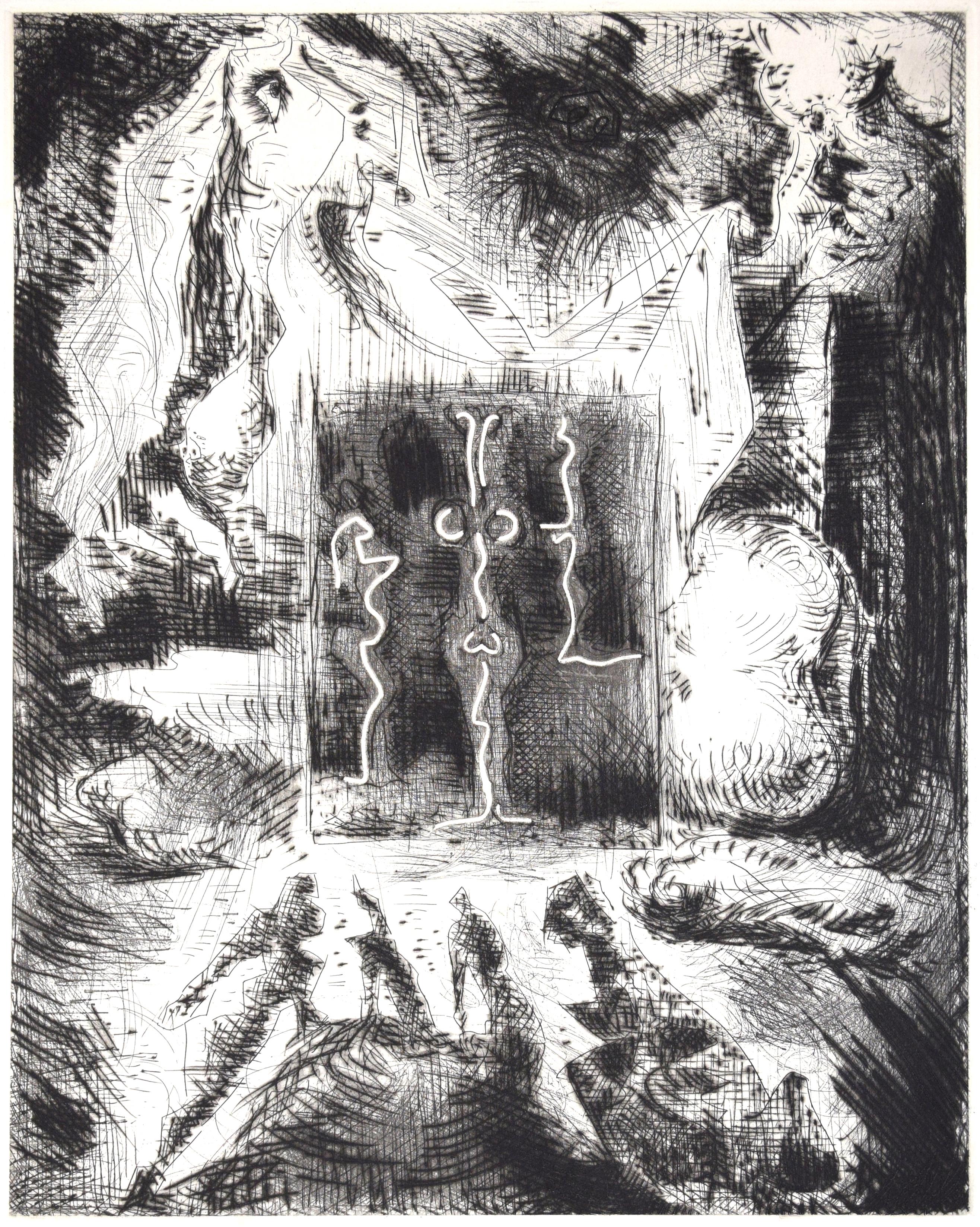 Enigme - Print by André Masson