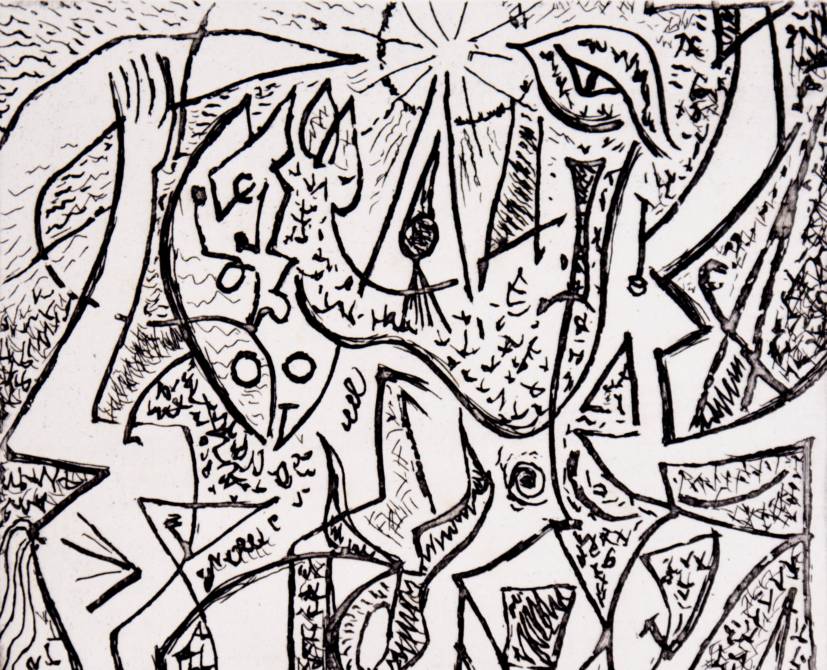 Figue - Print by André Masson