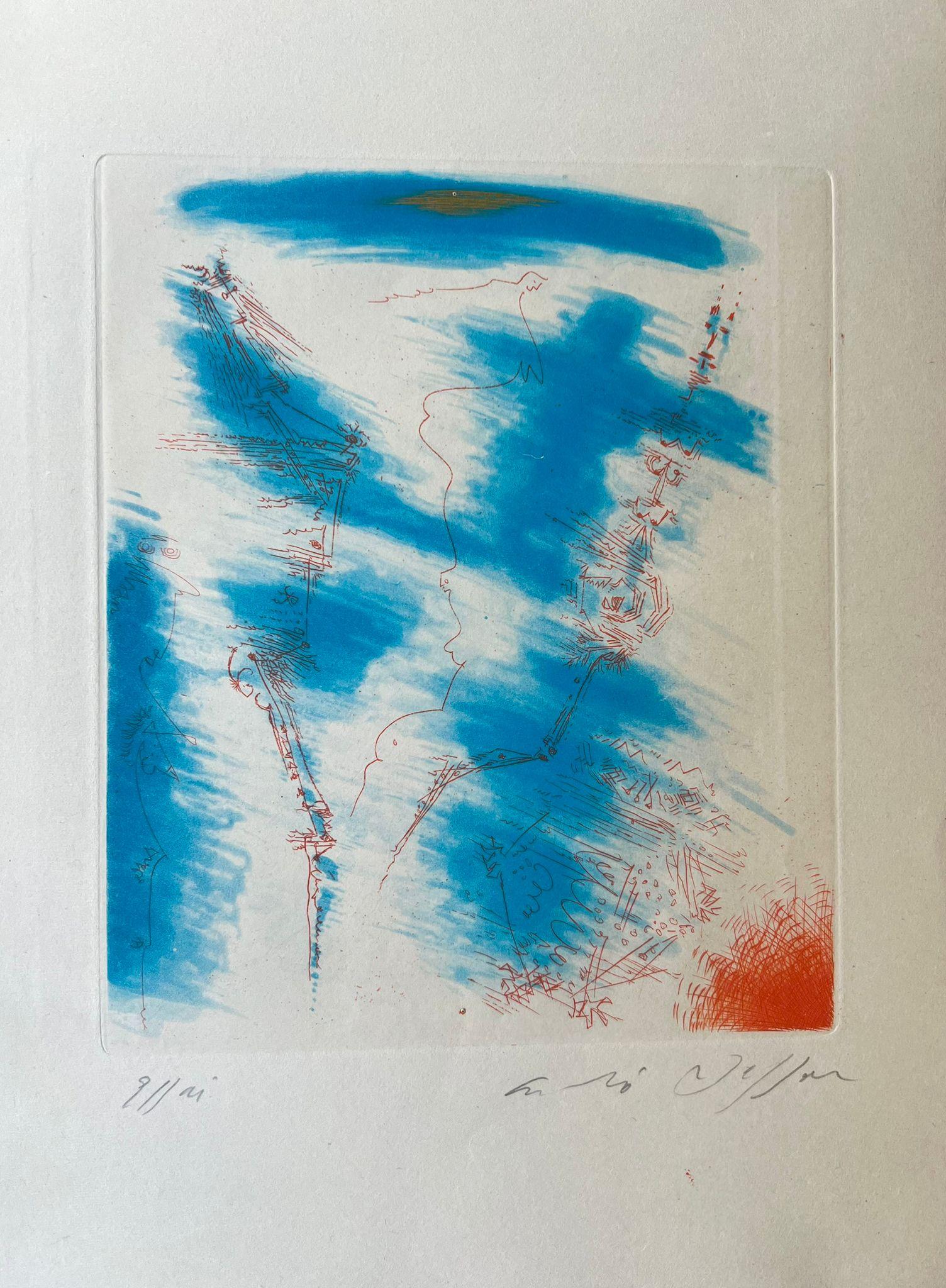 André Masson Abstract Print - For Saint-Pol Roux