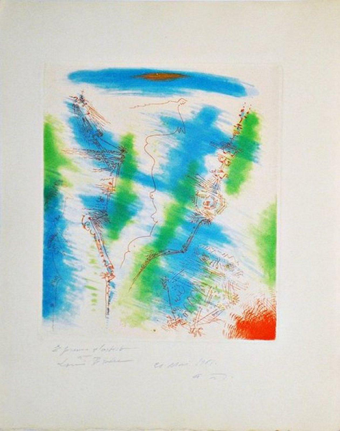 André Masson Abstract Print - for Saint-Pol Roux 
