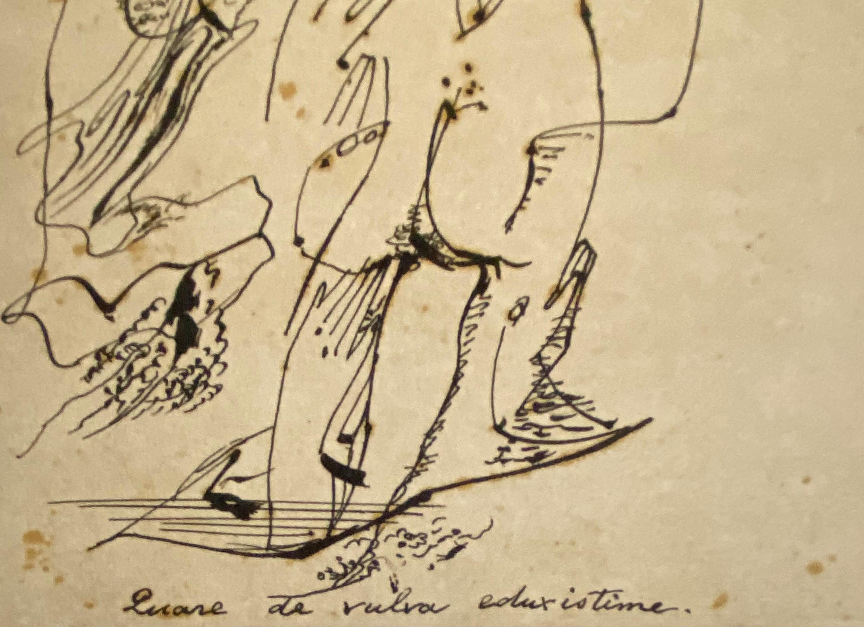 Abstrakte surrealistische Farblithographie Andre Masson, Französisch (Surrealismus), Print, von André Masson
