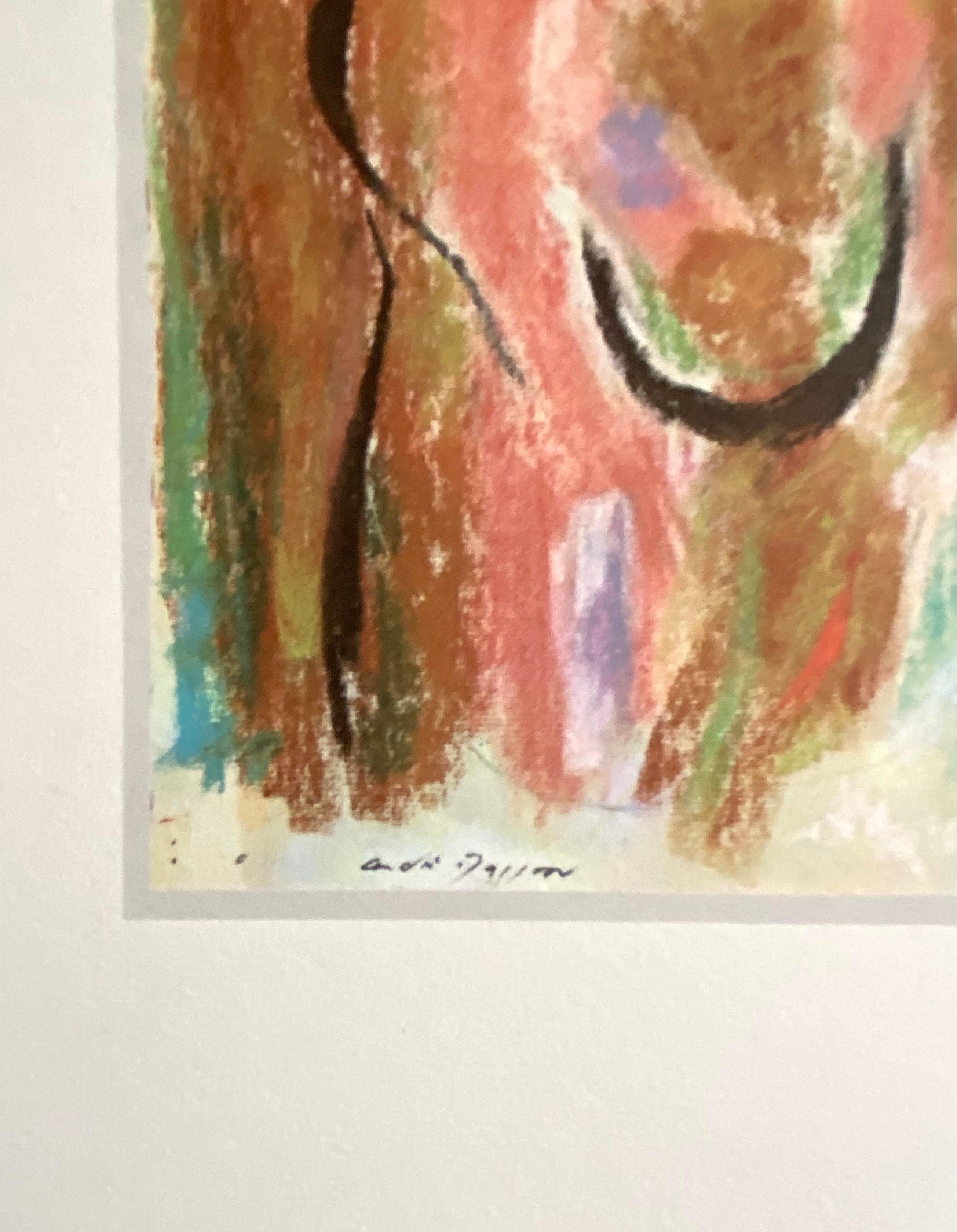 Abstrakte surrealistische Farblithographie Andre Masson, Französisch (Surrealismus), Print, von André Masson