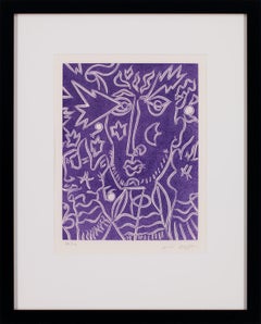 [From La Mysticite... Portfolio] Hand-Signed Etching w/ Aquatint by André Masson