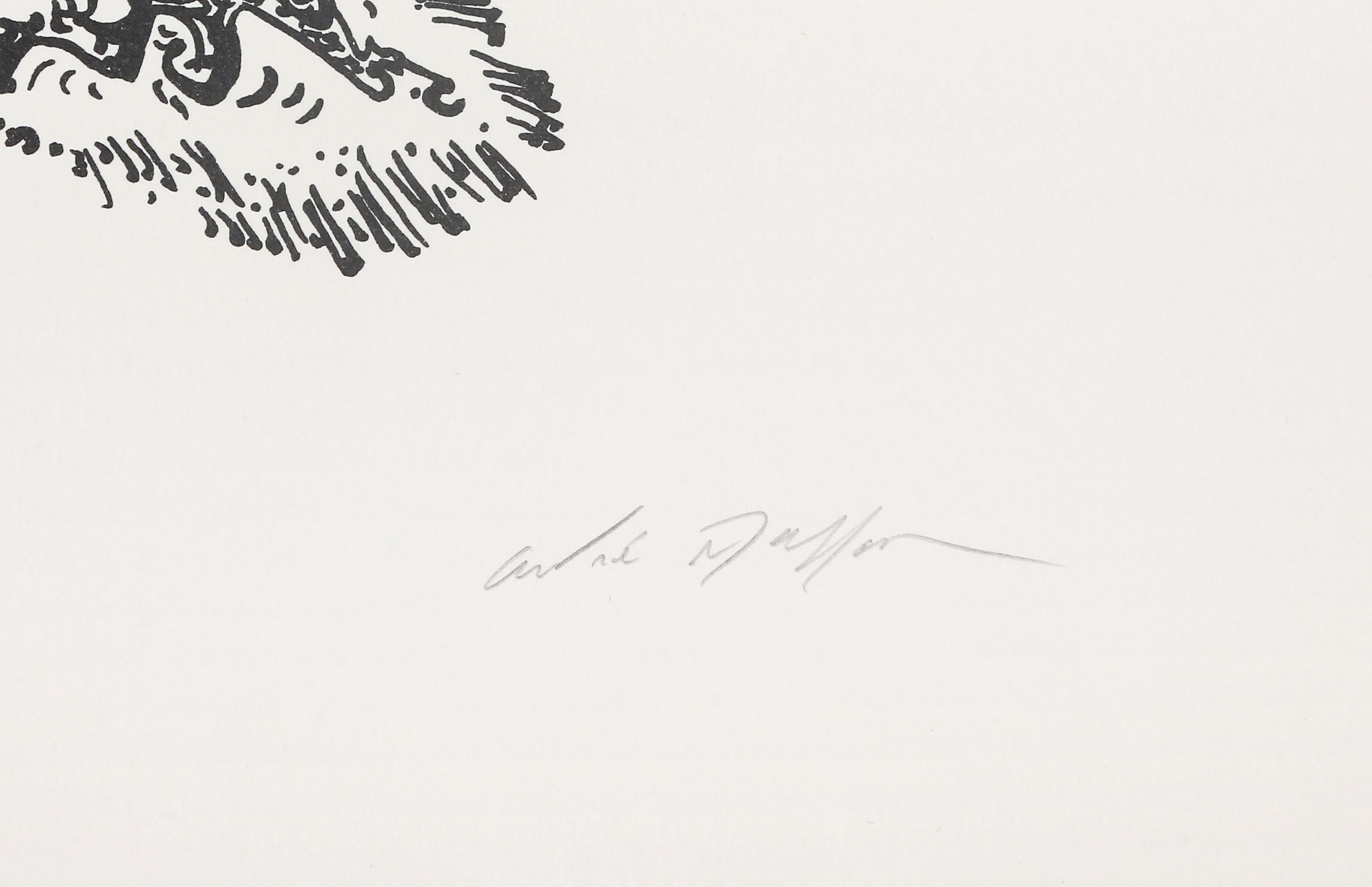 Andre Masson, Français (1896 - 1987) - Hilles et vallées, Portfolio :  Dessins Erotiques, Année :  1971, Medium :  Lithographie sur Arches, signée et numérotée au crayon, Edition :  23/125, Taille de l'image :  14 x 20 pouces, Taille :  19 x 26 in.