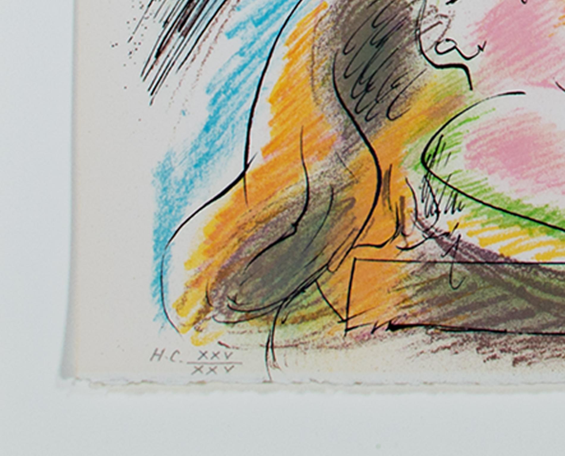 « La Naissance D'Eve », lithographie surréaliste de « Je Reve » signée par André Masson en vente 2