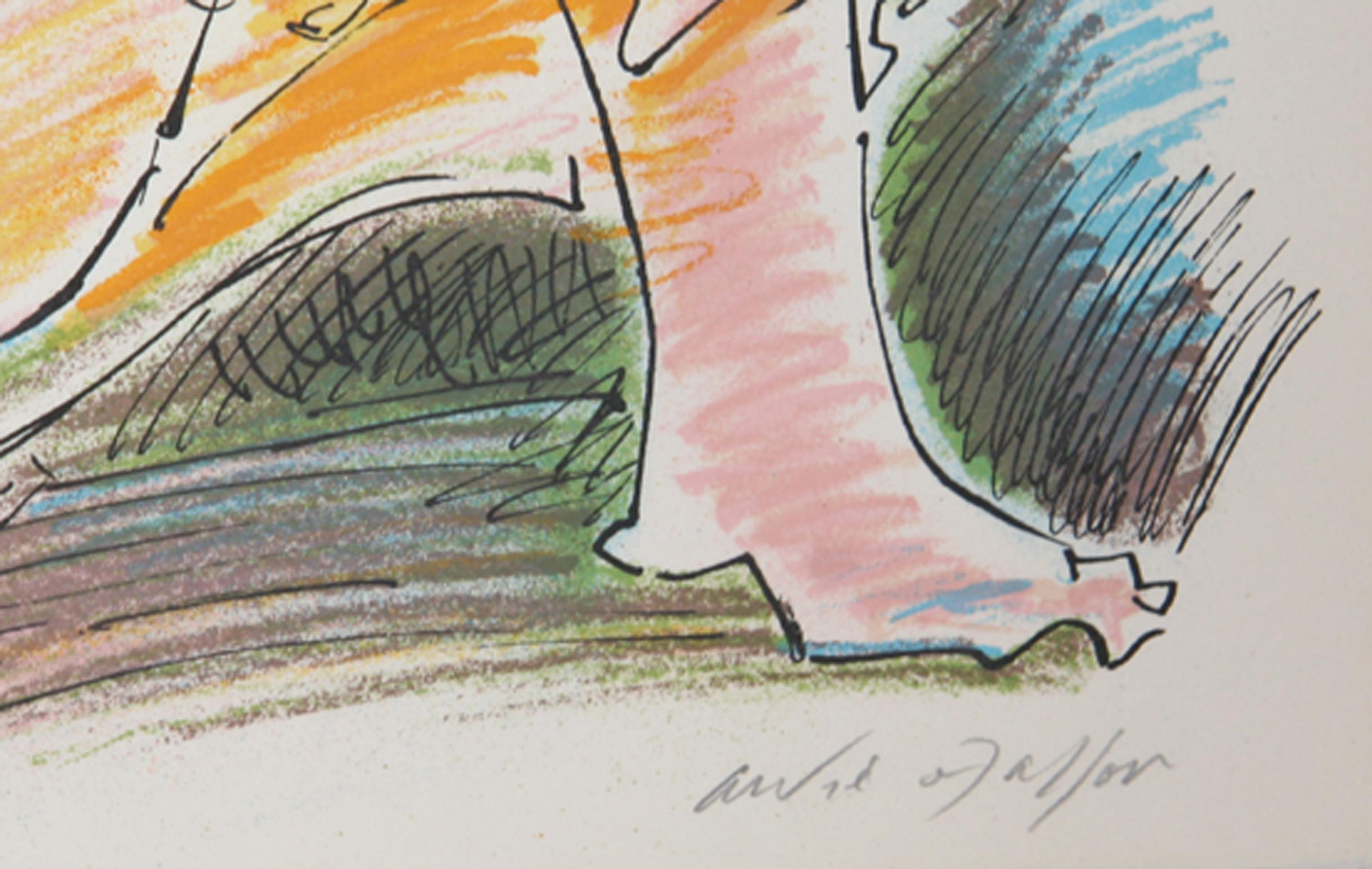 La Naissance d'Eve, litografía surrealista de André Masson en venta 1