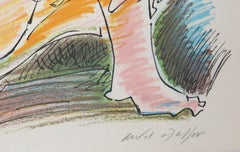 La Naissance d'Eve, Surrealistische Lithographie von Andre Masson