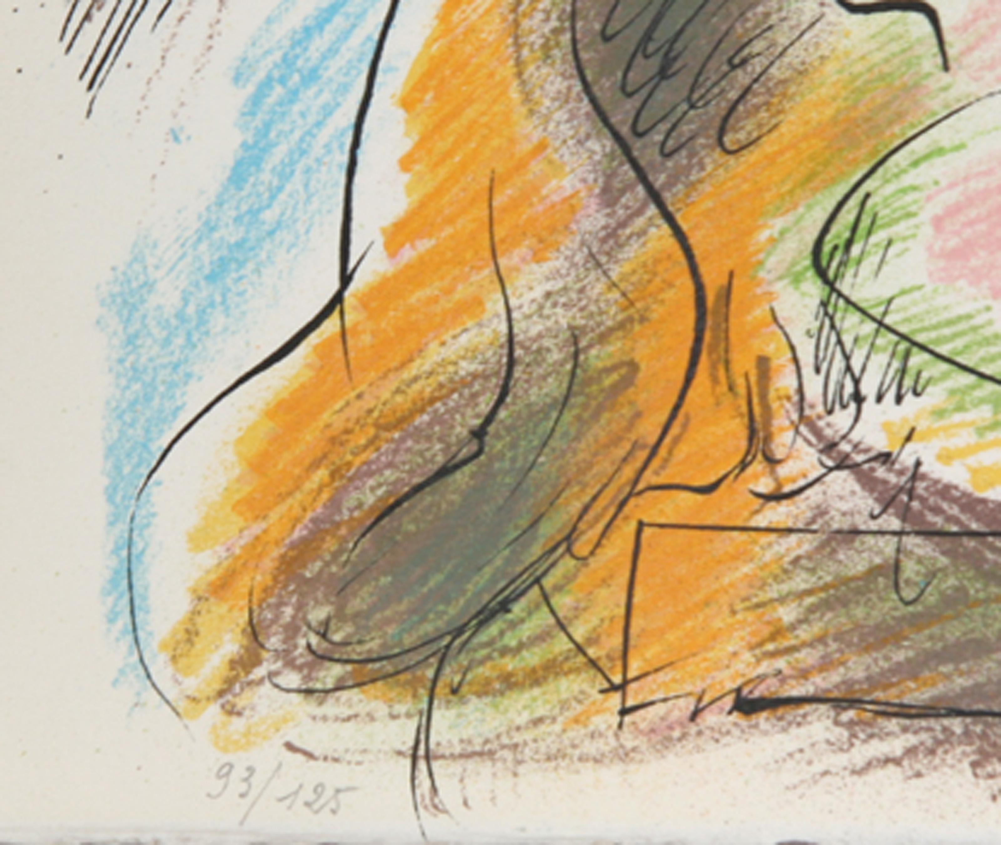 La Naissance d'Eve, litografía surrealista de André Masson en venta 2