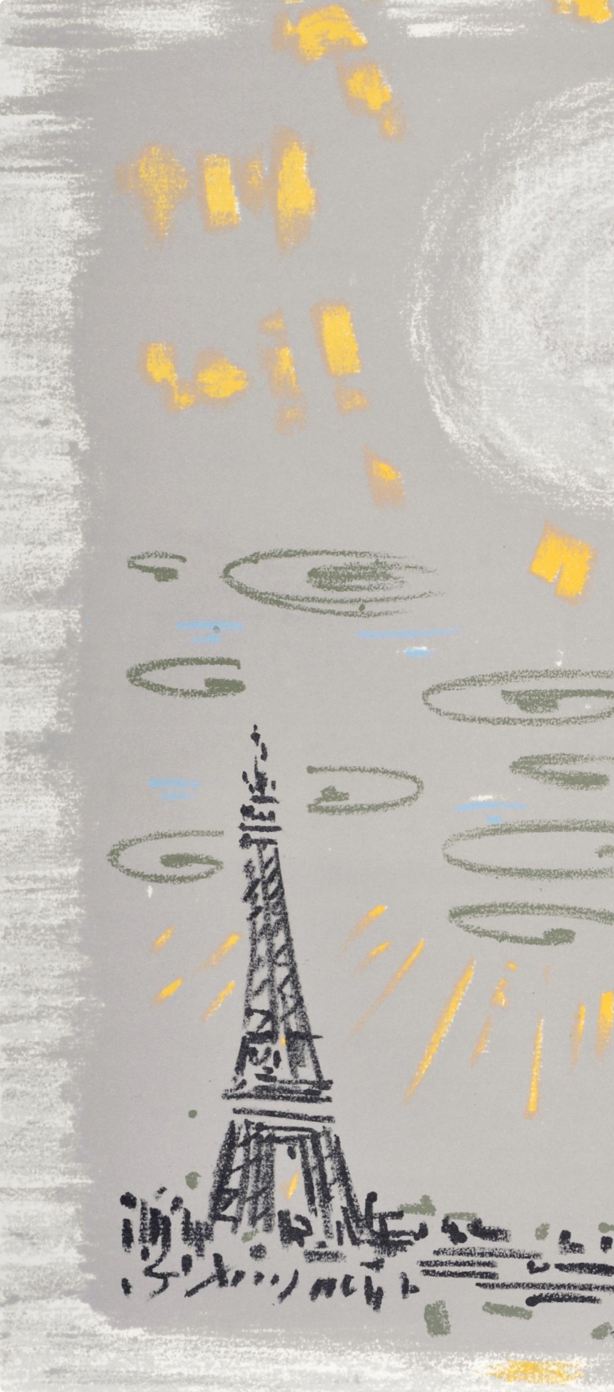 La Tour Eiffel au ciel gris, Regards sur Paris, André Masson For Sale 1