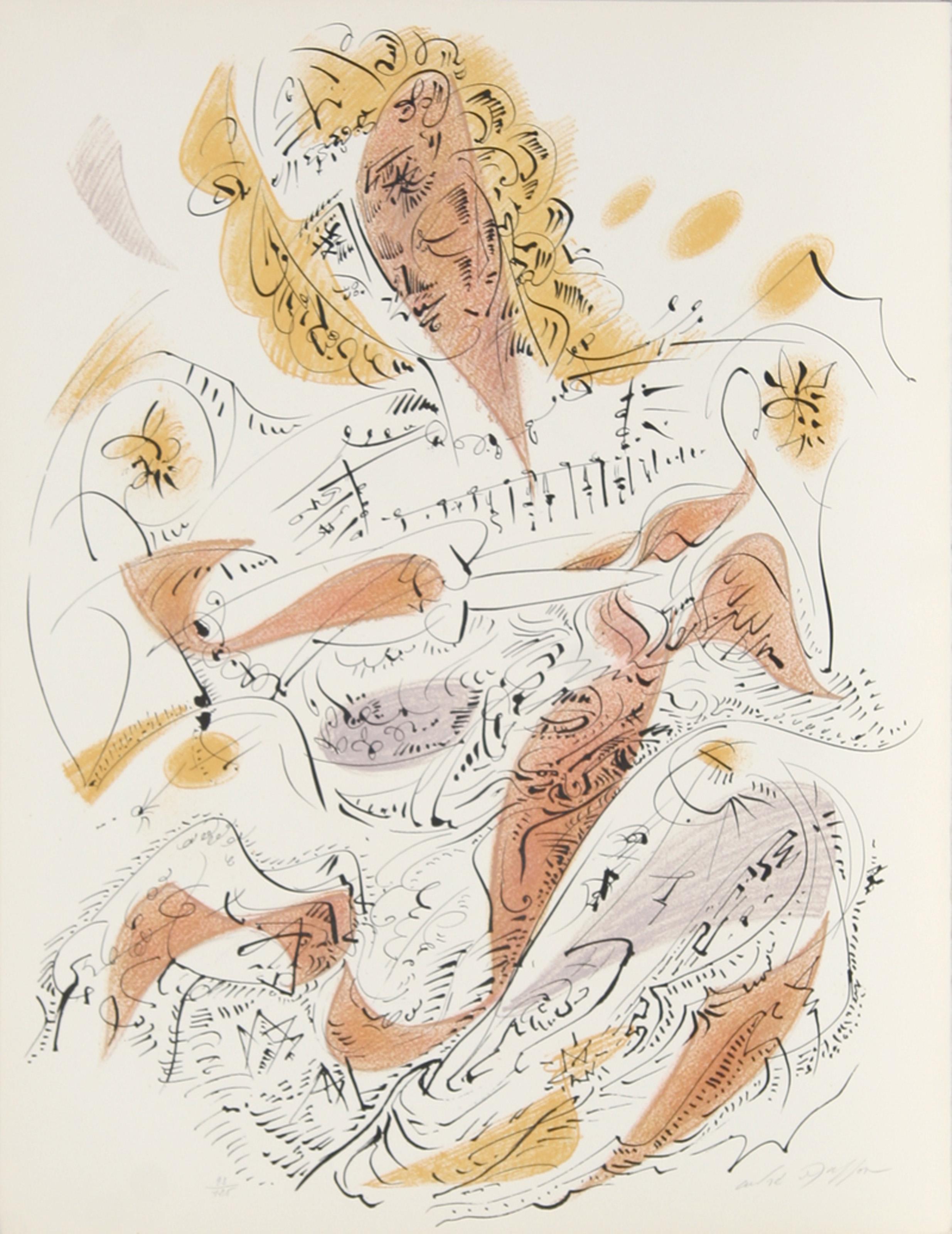 La Venitienne, litografia surrealista di Andre Masson