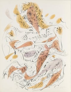 La Venitienne, litografia surrealista di Andre Masson