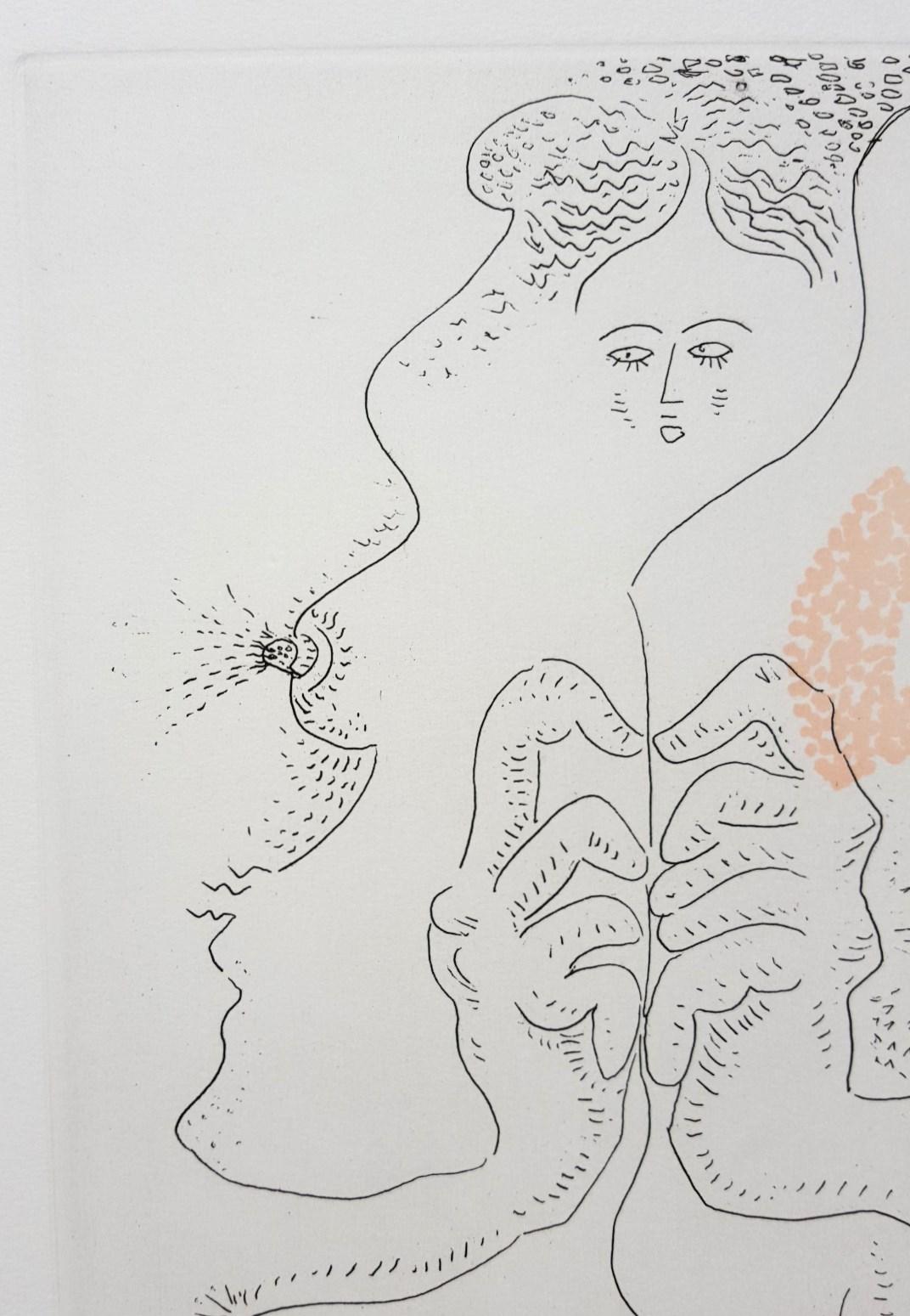 Le Fil d'Ariane (Ariadne's Clew) /// Modern Surrealism Surrelist Andre Masson For Sale 1