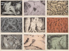 Le Mort Suite, Suite of Surrealist Etchings by Andre Masson