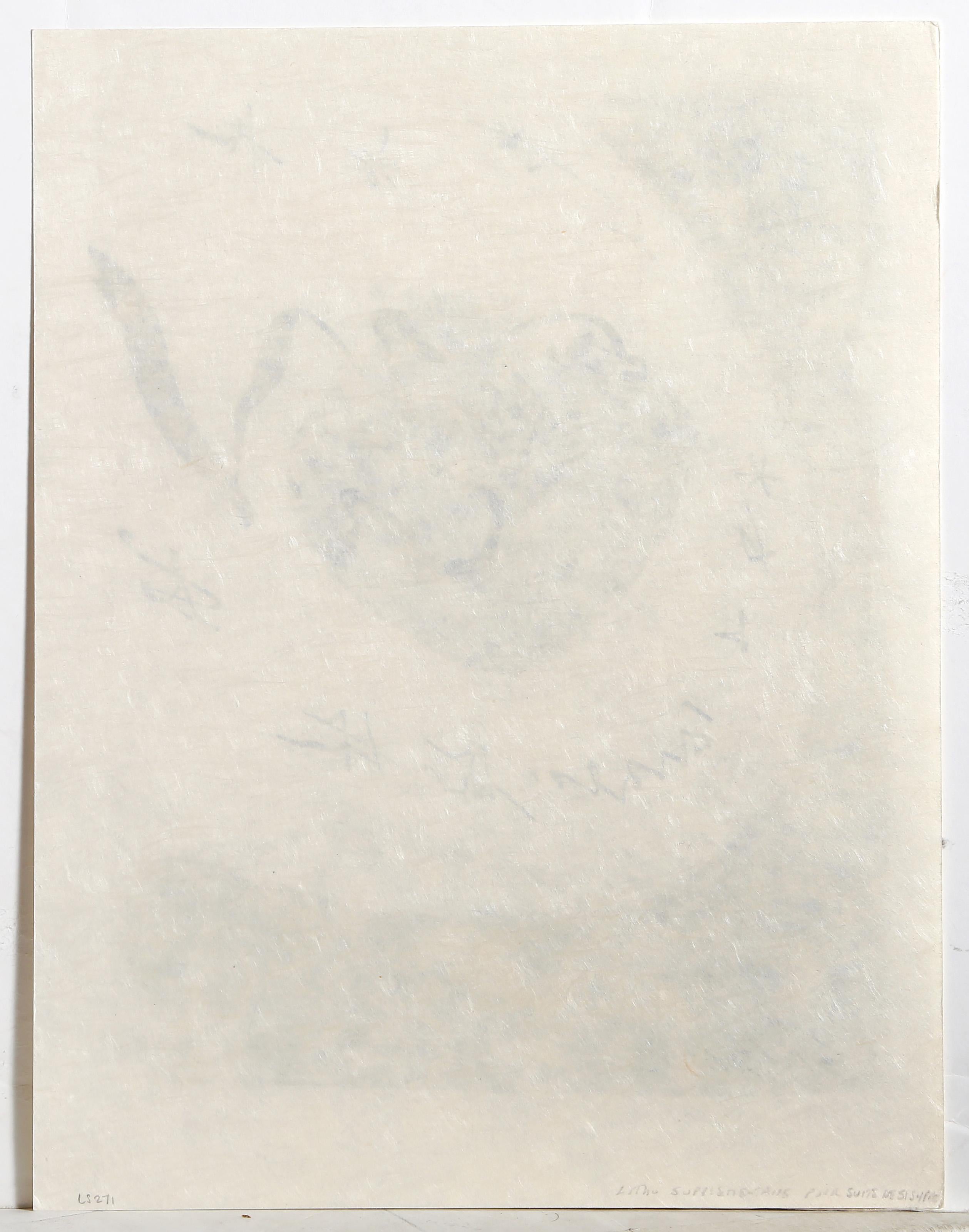 Le mythe de Sisyphe, Surrealist Lithograph by André Masson For Sale 3