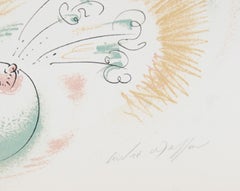 Le Philosophe au Papillon, Surrealistische Lithographie von Andre Masson
