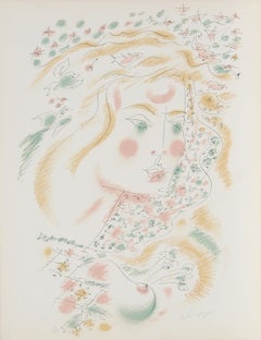 Le Philosophe au Papillon, litografia surrealista di Andre Masson