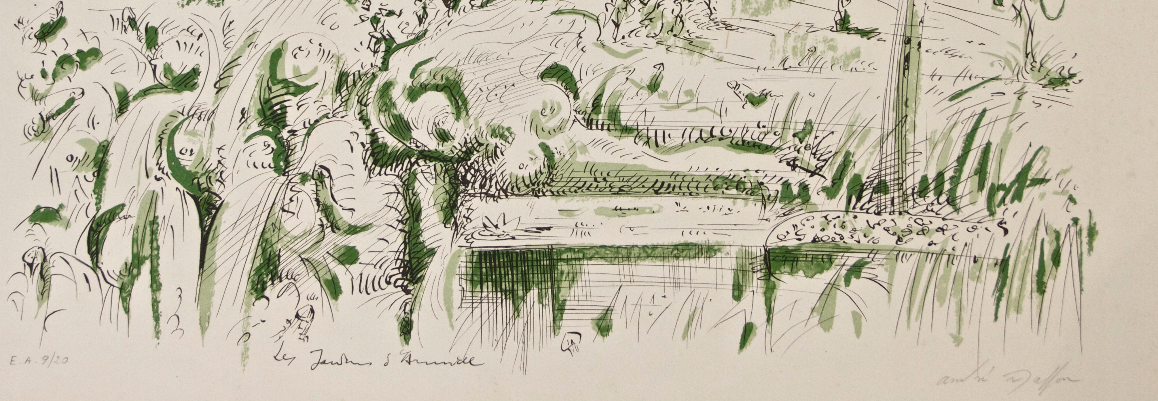 Les Jardins d'Armide - Print di André Masson