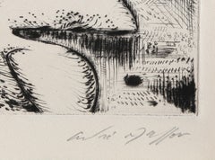 Lioisean Amoureux, Surrealistische Radierung von Andre Masson