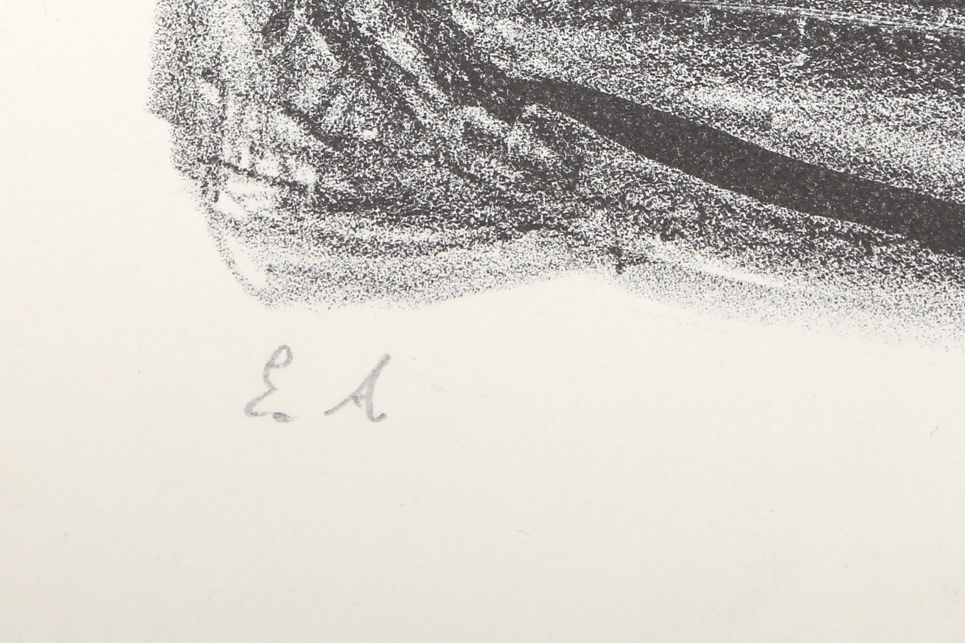 Méditation, lithographie surréaliste d'André Masson en vente 2